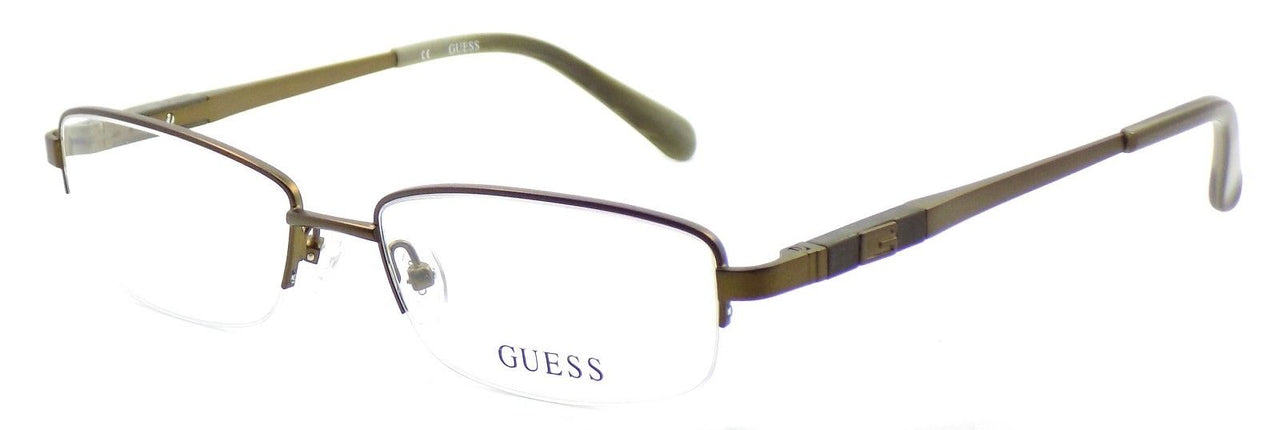 1-GUESS GU1816 BRN Half-Rim Unisex Eyeglasses Frames 54-17-140 Brown + CASE-715583978805-IKSpecs