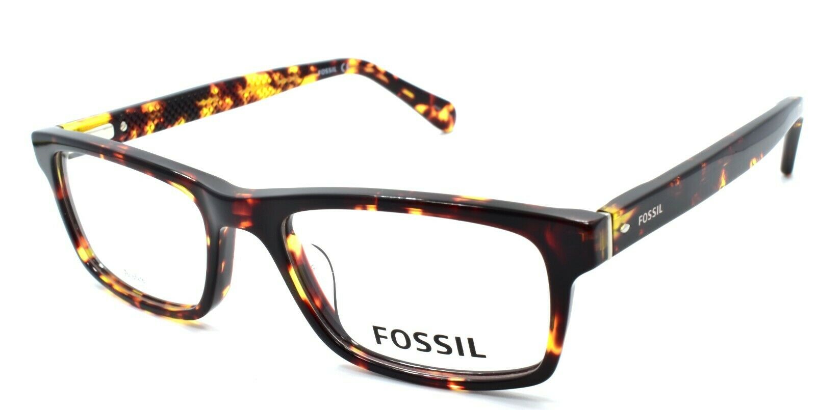 1-Fossil FOS 7061 086 Men's Eyeglasses Frames 51-18-145 Dark Havana-716736181158-IKSpecs