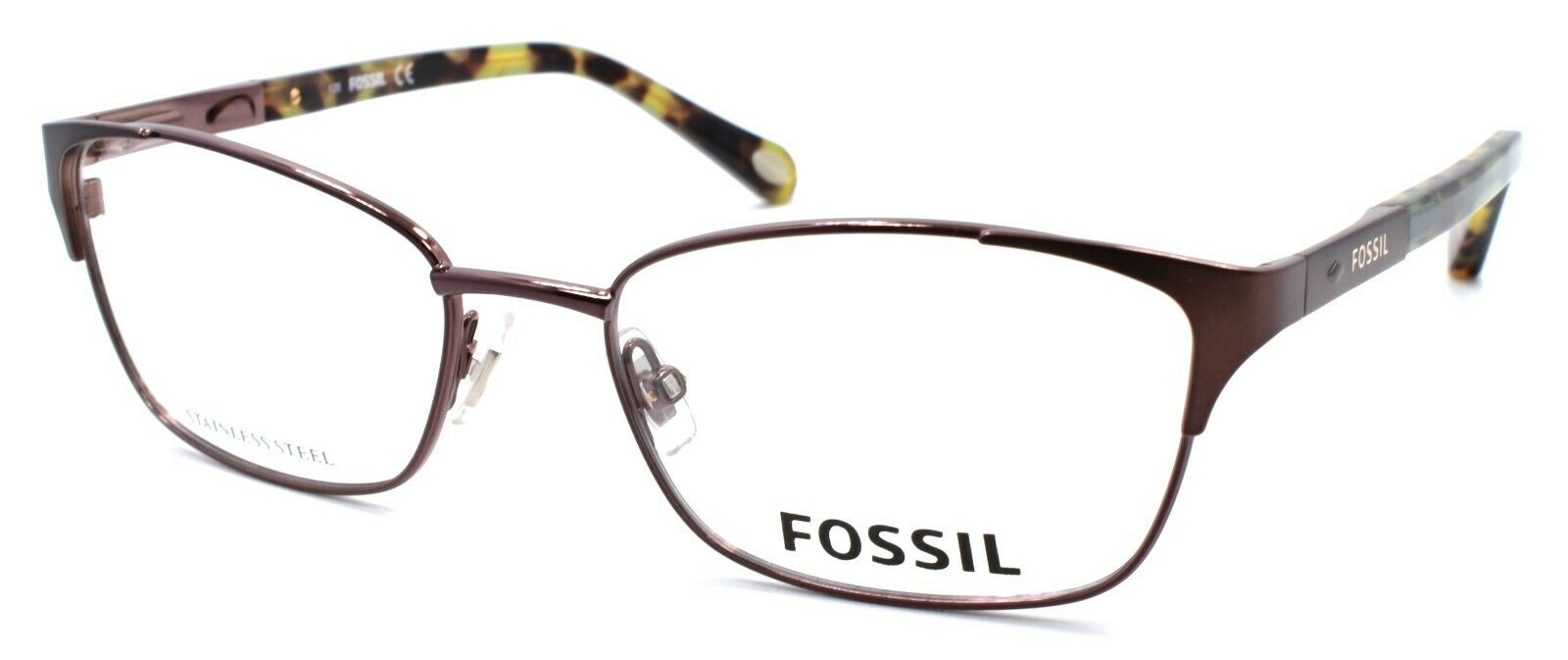1-Fossil FOS 6048 0TY6 Women's Eyeglasses Frames 52-17-135 Brown-716737698440-IKSpecs