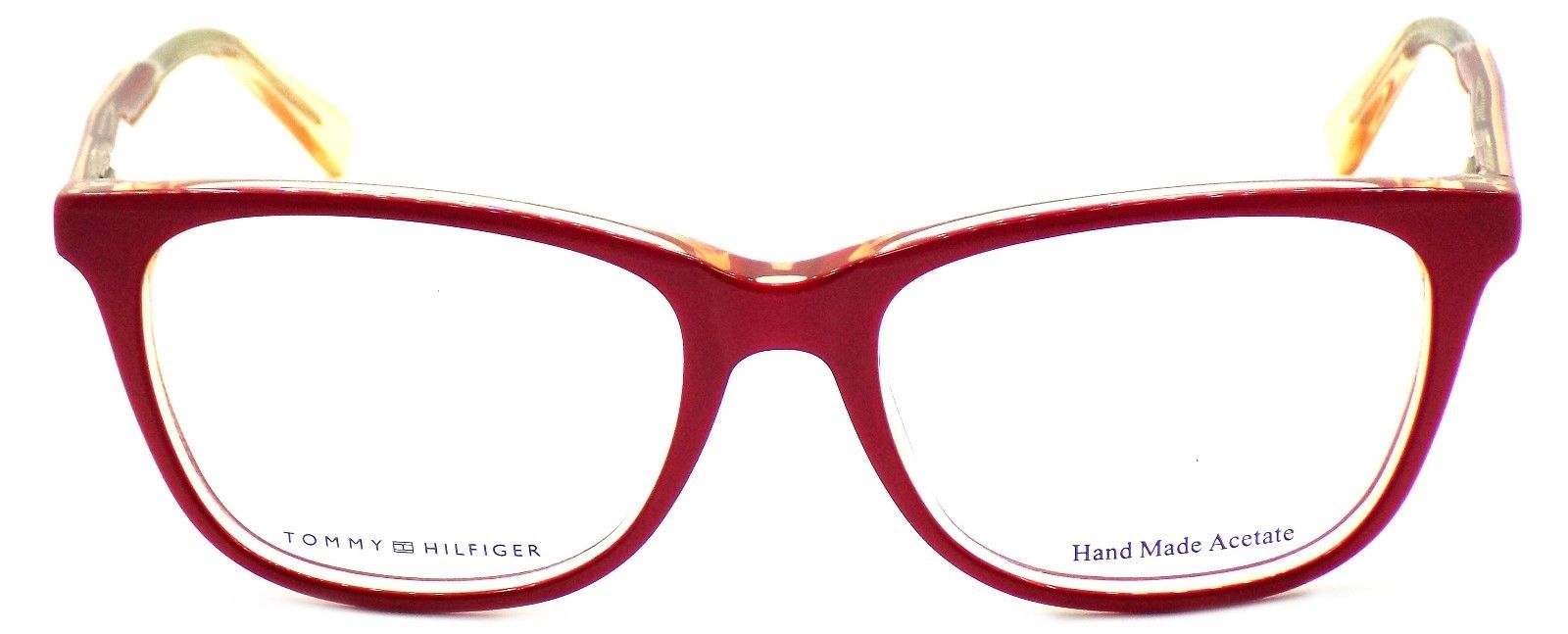 2-TOMMY HILFIGER TH 1234 1IN Women's Eyeglasses 52-17-140 Cyclamen Peach + CASE-762753136411-IKSpecs