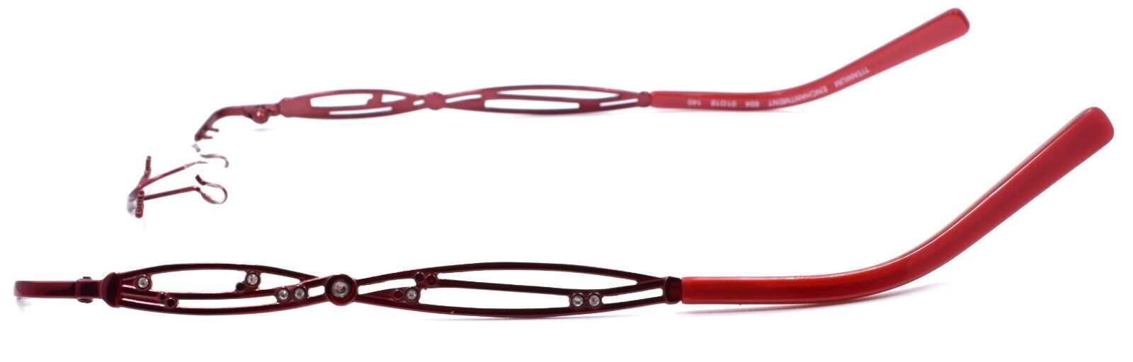 4-Airlock Enchantment 204 604 Eyeglasses Frames Burgundy 18-135 CHASSIS ONLY READ-886895381123-IKSpecs