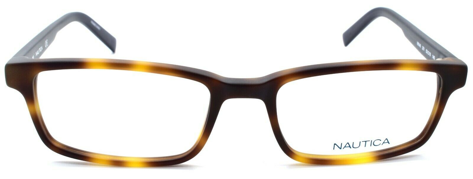 2-Nautica N8146 251 Men's Eyeglasses Frames 53-18-140 Matte Soft Tortoise-688940460506-IKSpecs