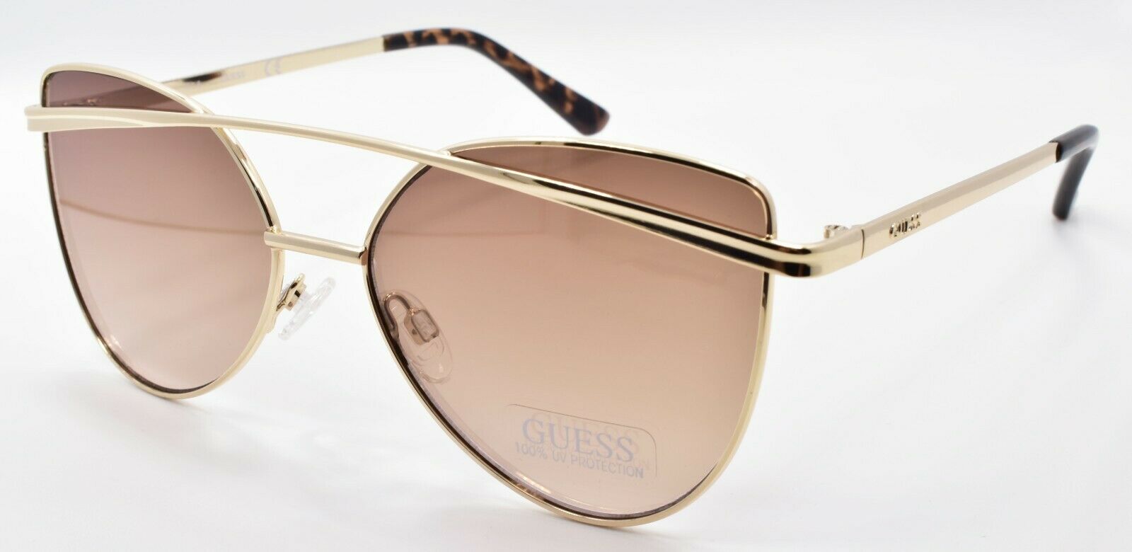 1-GUESS GF0332 32G Women's Sunglasses Cat Eye 56-16-140 Gold / Mirrored-664689979165-IKSpecs