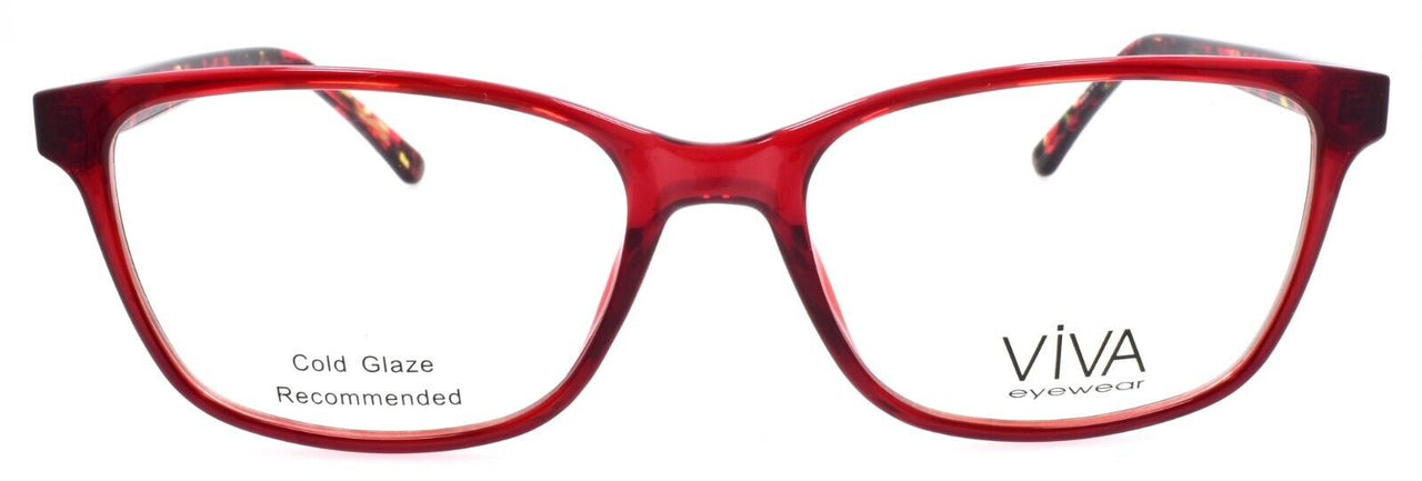 Viva by Marcolin VV4515 066 Eyeglasses Frames 56-17-145 Shiny Red