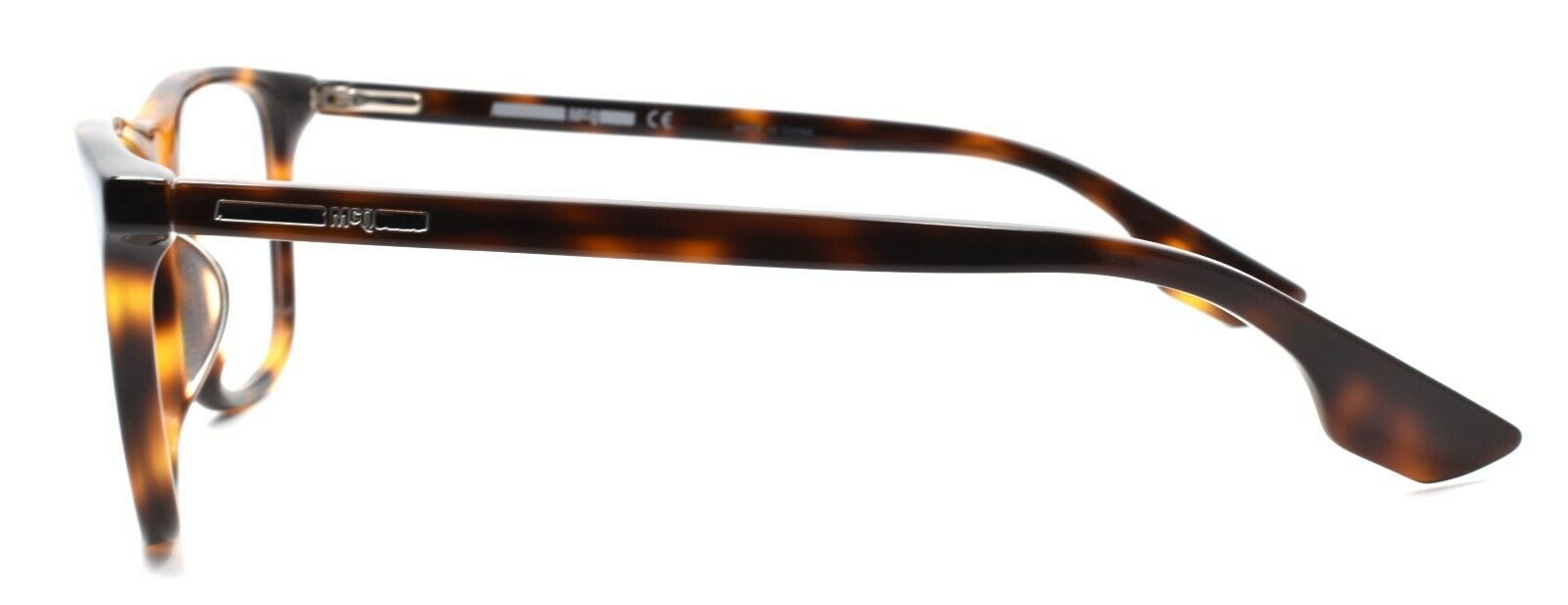3-McQ Alexander McQueen MQ0041OA 002 Men's Eyeglasses Frames 55-16-150 Havana-889652032627-IKSpecs