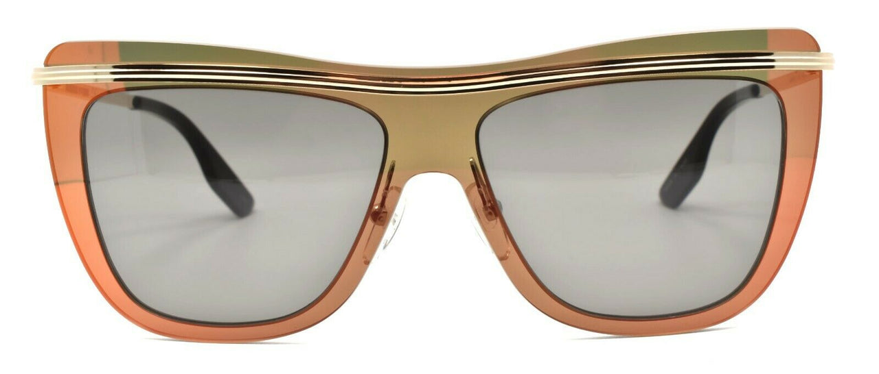 2-McQ Alexander McQueen MQ007S 001 Women's Sunglasses Gold / Smoke 54-15-135-889652001425-IKSpecs