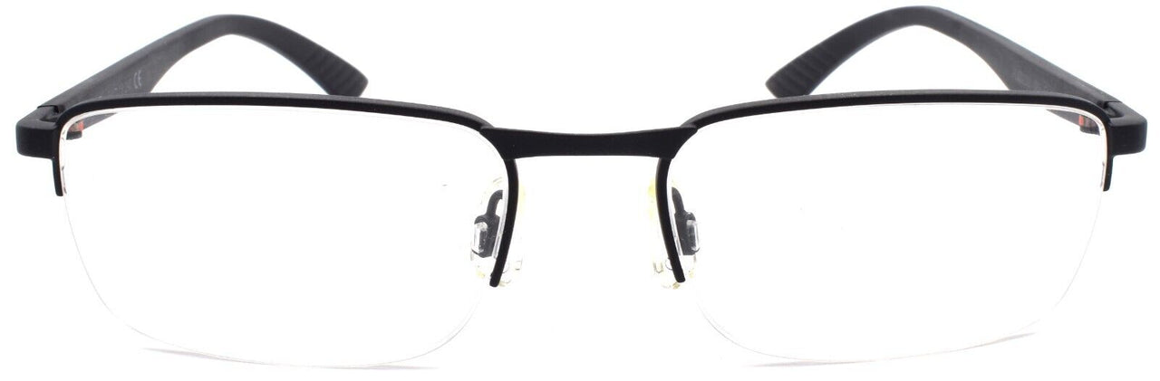 2-PUMA PU0020O 005 Men's Eyeglasses Frames Half-Rim 54-18-140 Black-889652001845-IKSpecs