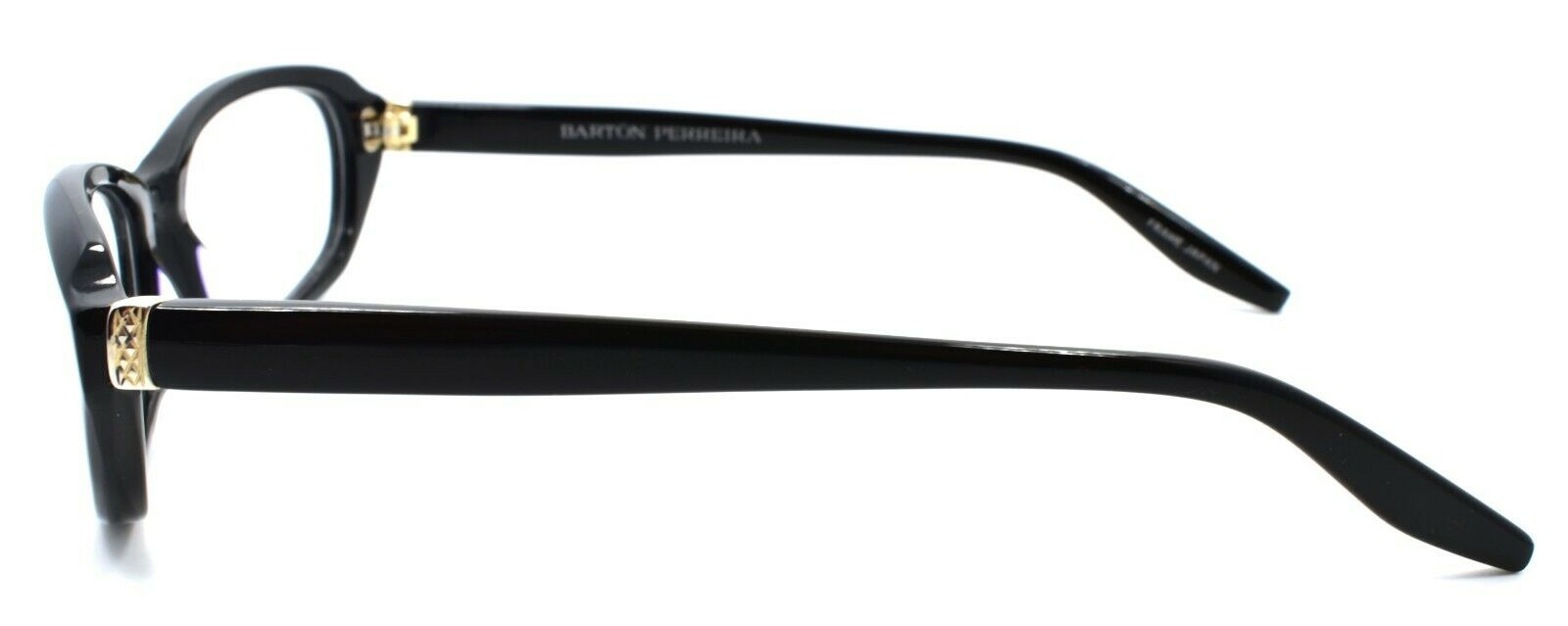 3-Barton Perreira Jaclyn BLA/SIL Women's Eyeglasses Frames 52-18-133 Black-672263038528-IKSpecs