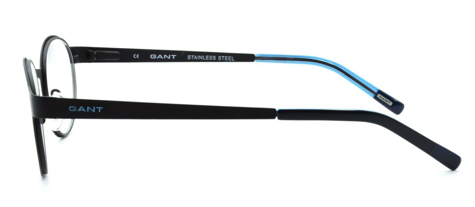 2-GANT G3045 SBLK Men's Eyeglasses Frames Round 48-19-140 Satin Black-715583464179-IKSpecs