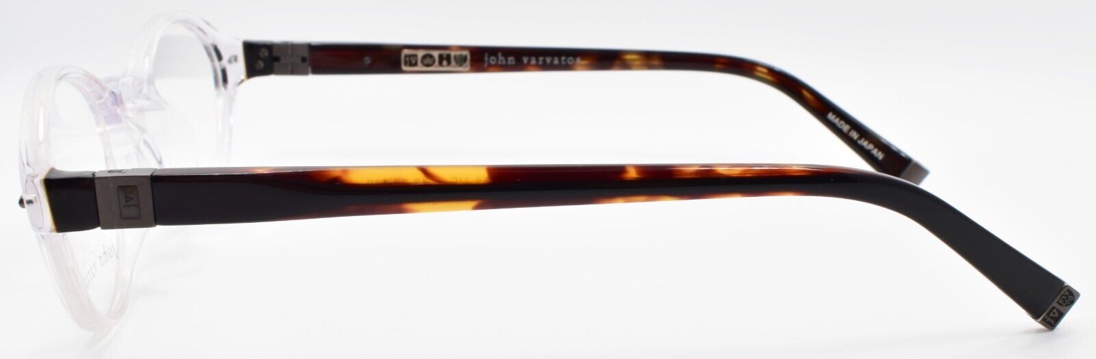3-John Varvatos V206 UF Eyeglasses Frames Small 46-20-145 Grey Crystal Japan-751286293227-IKSpecs