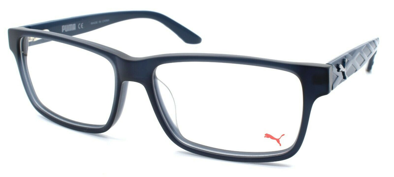 1-PUMA PU0026OA 006 Men's Eyeglasses Frames 55-15-140 Blue-889652008653-IKSpecs
