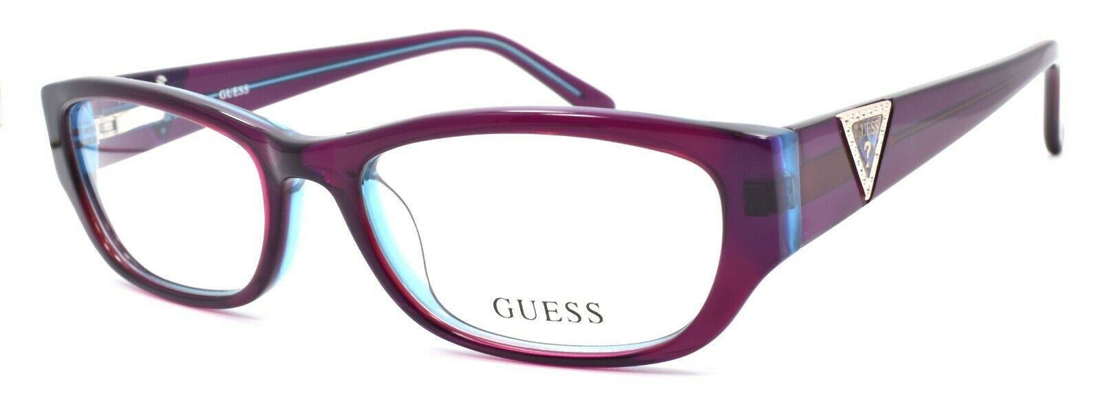 1-GUESS GU2387 PURBL Women's Eyeglasses Frames 51-17-140 Purple / Blue-715583776609-IKSpecs