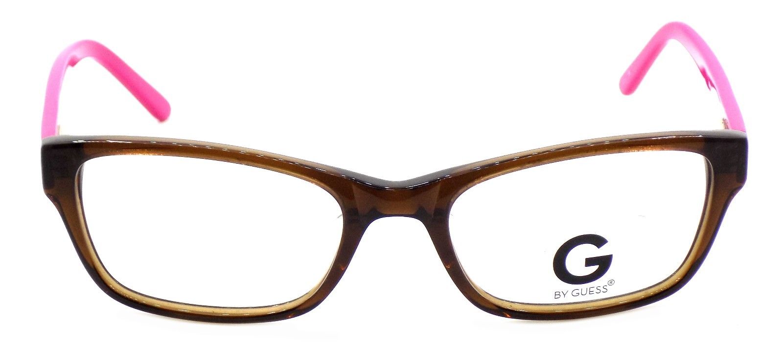 2-G by Guess GGA105 BRN Women's ASIAN FIT Eyeglasses Frames 52-18-135 Brown + Case-715583638778-IKSpecs