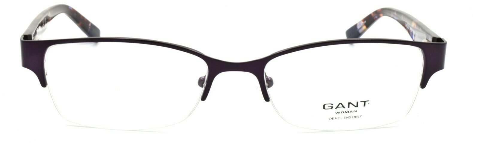 2-GANT GW Eliza SPUR Women's Half-rim Eyeglasses Frames 51-17-135 Satin Purple-715583703421-IKSpecs