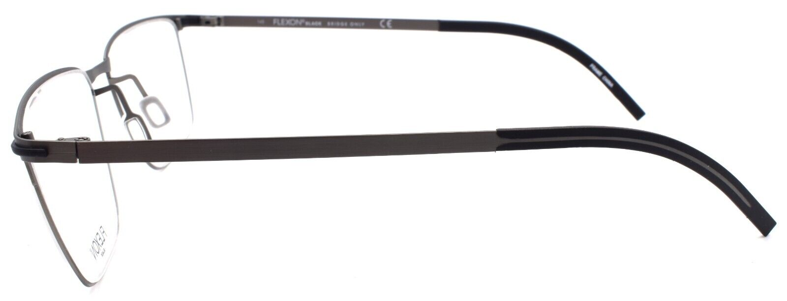 3-Flexon B2001 033 Men's Eyeglasses Gunmetal 56-17-145 Flexible Titanium-883900203333-IKSpecs