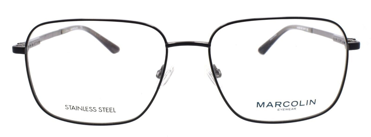 Marcolin MA3025 002 Men's Eyeglasses Frames Large 59-17-150 Matte Black