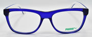 2-PUMA PU0044O 004 Unisex Eyeglasses Frames 54-17-140 Blue w/ Suede-889652015316-IKSpecs