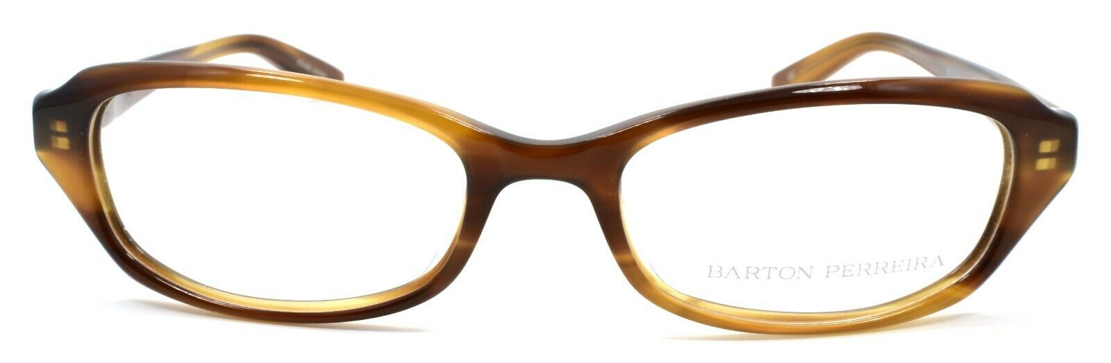 2-Barton Perreira Jaclyn UMT/GOL Women's Glasses Frames 52-18-133 Umber Tortoise-672263038559-IKSpecs