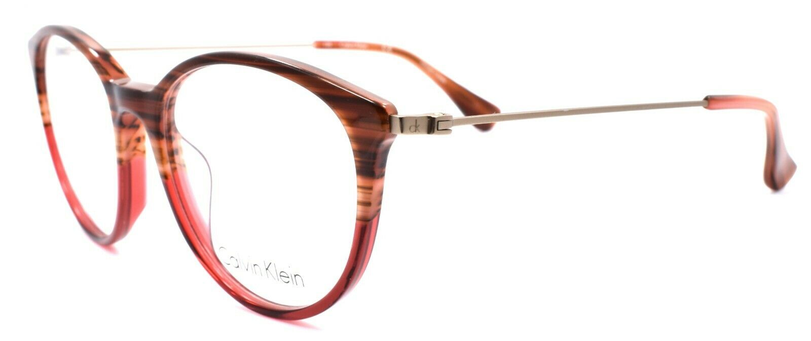 1-Calvin Klein CK5928 203 Women's Eyeglasses Frames 50-17-135 Striped Brown Rose-750779095690-IKSpecs