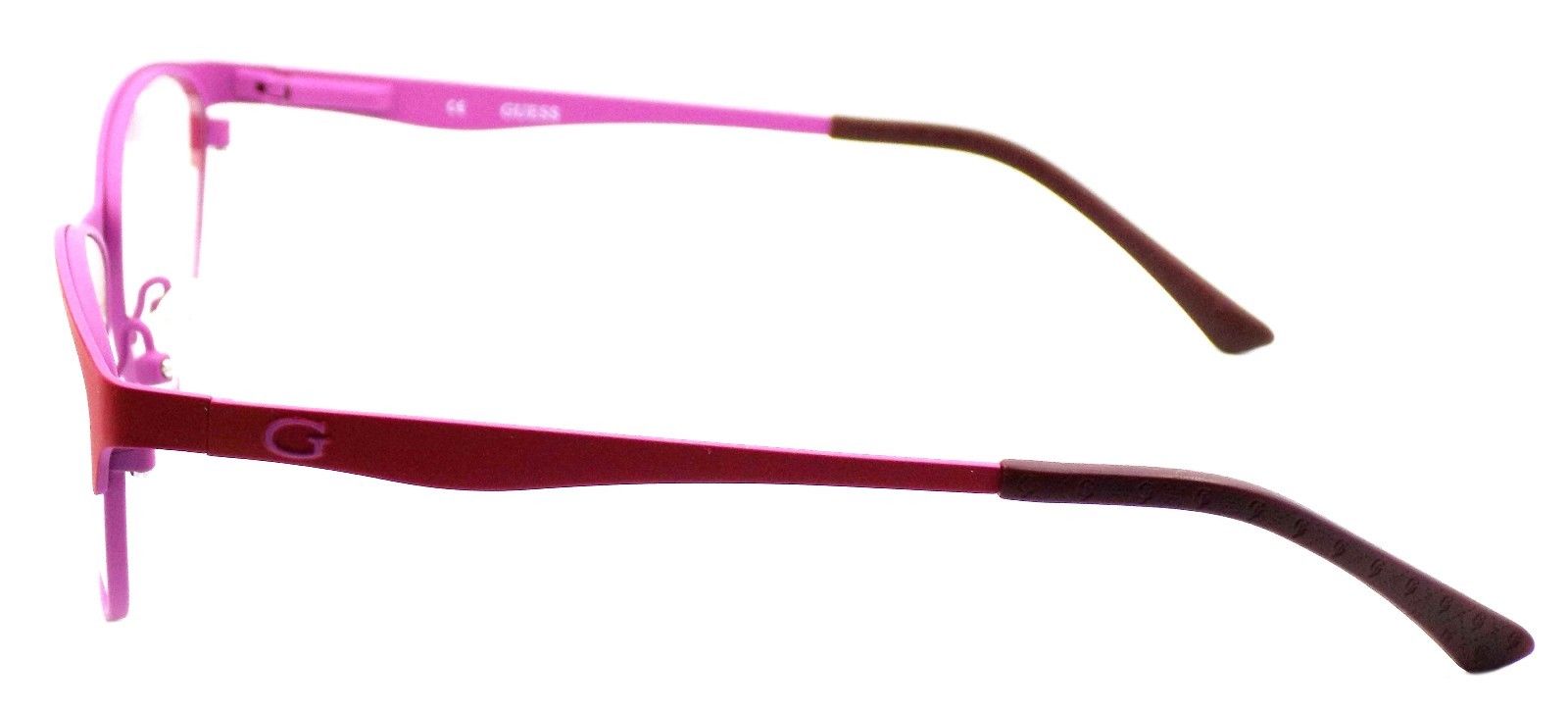 3-GUESS GU2504 073 Women's Eyeglasses Frames 53-15-135 Matte Red / Pink + CASE-664689697625-IKSpecs
