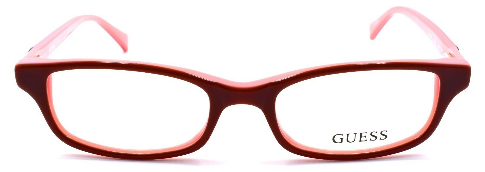 2-GUESS GU2292 048 Women's Eyeglasses Frames Petite 48-17-135 Brown / Pink-664689761937-IKSpecs
