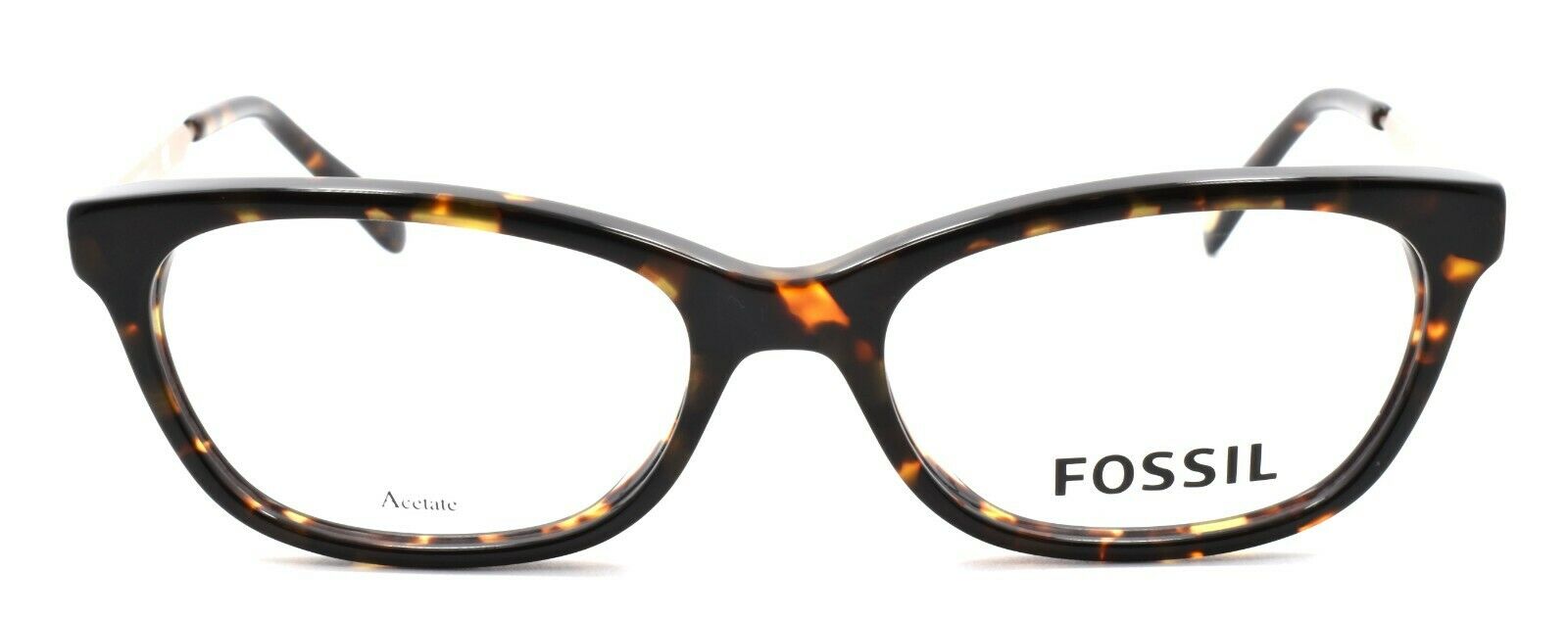 2-Fossil FOS 7010 086 Women's Eyeglasses Frames 51-17-140 Dark Havana + CASE-762753342225-IKSpecs