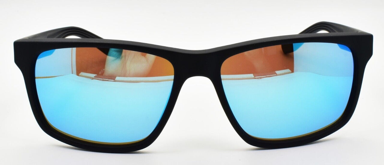 Nike Cruiser EV0834 014 Sunglasses Matte Black / Frozen Blue Mirror Italy