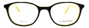 2-Calvin Klein CK5878 973 Unisex Eyeglasses Frames SMALL 49-18-140 Black / Yellow-750779078235-IKSpecs