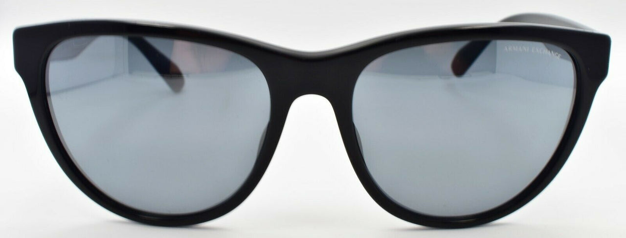 2-Armani Exchange AX4105S 81586G Women's Sunglasses Black / Grey Mirror-8056597193801-IKSpecs
