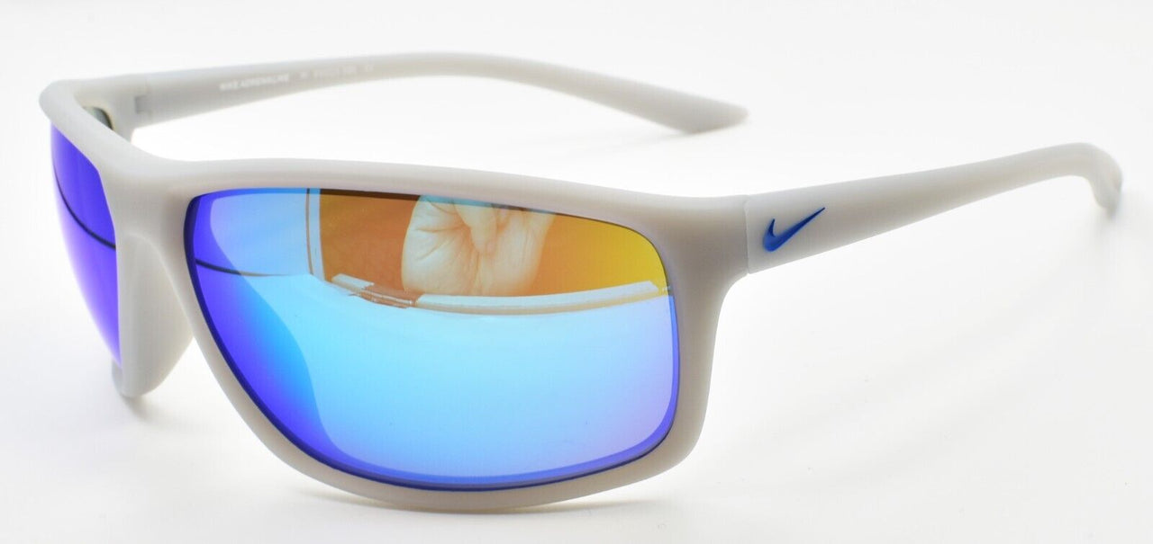 Nike Windstorm M EV1113 066 Sunglasses Wraparound Matte Wolf Gray / Blue Mirror