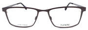 4-Flexon FLX 1003 MAG 033 Men's Eyeglasses Gunmetal 54-18-145 + Clip On Sunglasses-883900206693-IKSpecs