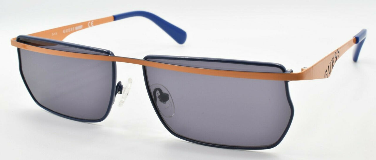1-GUESS x J Balvin GU8208 42A Sunglasses 57-14-140 Orange & Blue / Smoke-889214081698-IKSpecs