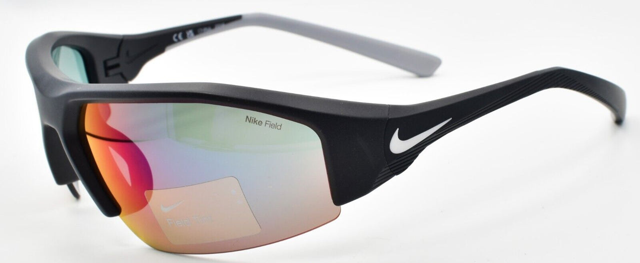 Nike Skylon Ace 22 DV2150 010 Sunglasses Half-Rim Wrap Black / Field Tint Mirror