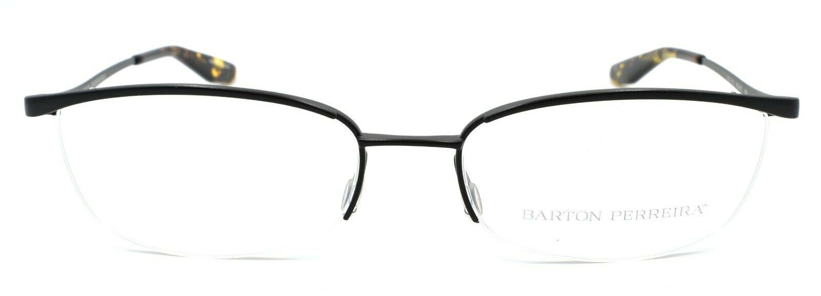 2-Barton Perreira Mia Women's Eyeglasses 53-17-135 Black Satin / Heroine Chic-672263038849-IKSpecs