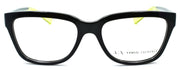 2-Armani Exchange AX3036 8158 Women's Eyeglasses Frames 53-17-140 Black-8053672572032-IKSpecs