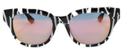 2-McQ Alexander McQueen MQ0067S 004 Women's Sunglasses Black & Havana / Mirrored-889652064598-IKSpecs