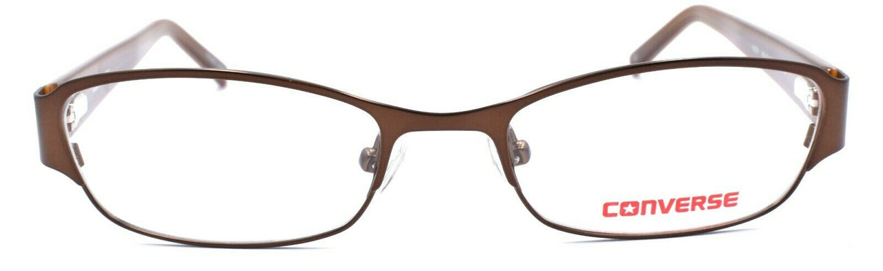 CONVERSE K006 Kids Girls Eyeglasses Frames 49-17-135 Brown + CASE