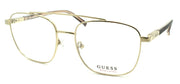 1-GUESS GU3038 032 Eye Candy Eyeglasses Frames Aviator 52-17-135 Pale Gold-889214013125-IKSpecs