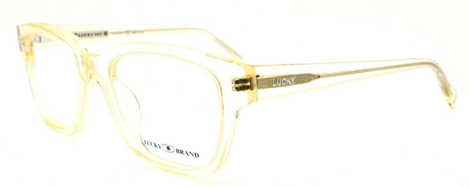1-LUCKY BRAND Venturer UF Men's Eyeglasses Frames 50-19-145 Yellow Crystal + CASE-751286249316-IKSpecs