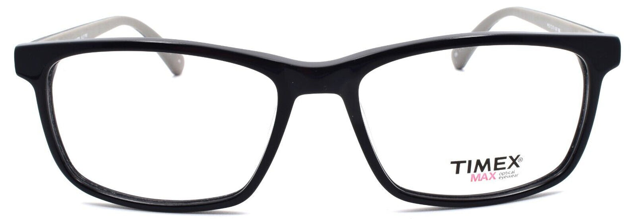 2-Timex 8:27 PM Men's Eyeglasses Frames LARGE 59-17-147 Black-715317126274-IKSpecs