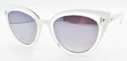 1-GUESS GU7628 24C Women's Sunglasses Cat Eye White & Clear / Mirror Smoke-889214045225-IKSpecs