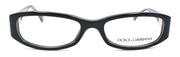 2-Dolce & Gabbana D&G 1228 1977 Women's Eyeglasses Frames Petite 50-16-135 Black-679420461014-IKSpecs