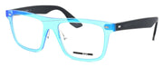 1-McQ Alexander McQueen MQ0024O 003 Unisex Eyeglasses Frame 53-19-145 Blue / Black-889652010694-IKSpecs