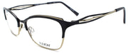1-Flexon W3000 001 Women's Eyeglasses Frames Black 53-17-135 Titanium Bridge-883900202855-IKSpecs