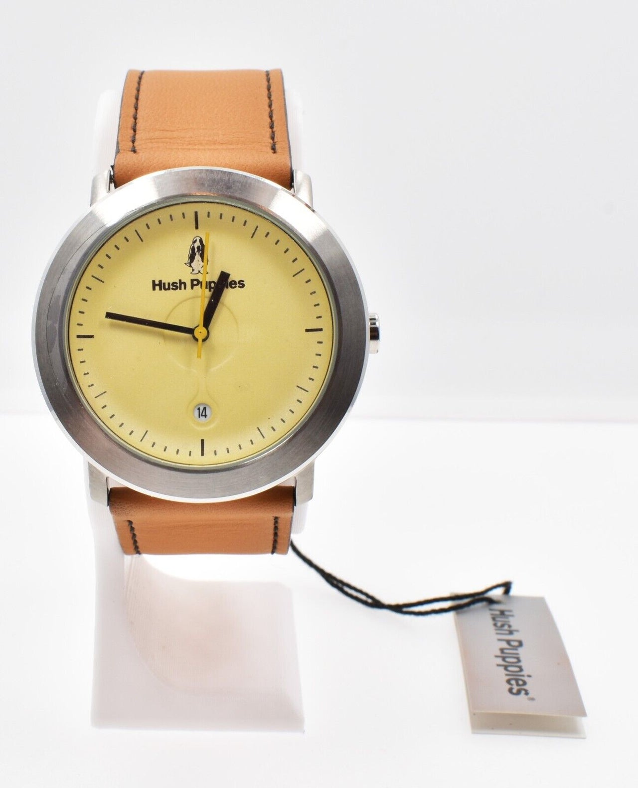 Hush Puppies HP.3661M.2504 Men's Watch Quartz Leather Date NOS w/ Box