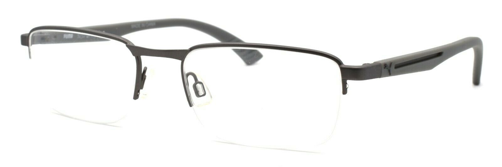 1-PUMA PU0020O 003 Men's Eyeglasses Frames Half-rim 52-18-140 Ruthenium / Grey-889652001821-IKSpecs