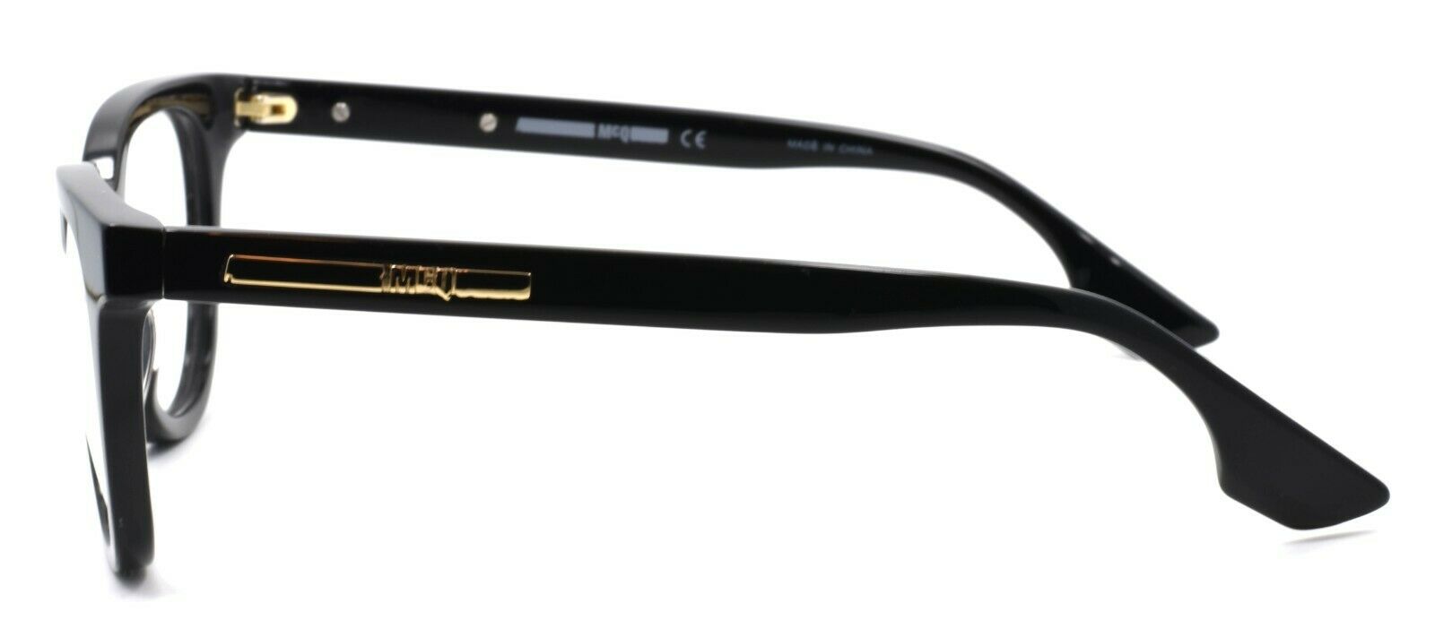3-McQ Alexander McQueen MQ0030O 001 Women's Eyeglasses Frames 49-21-140 Black-889652011349-IKSpecs