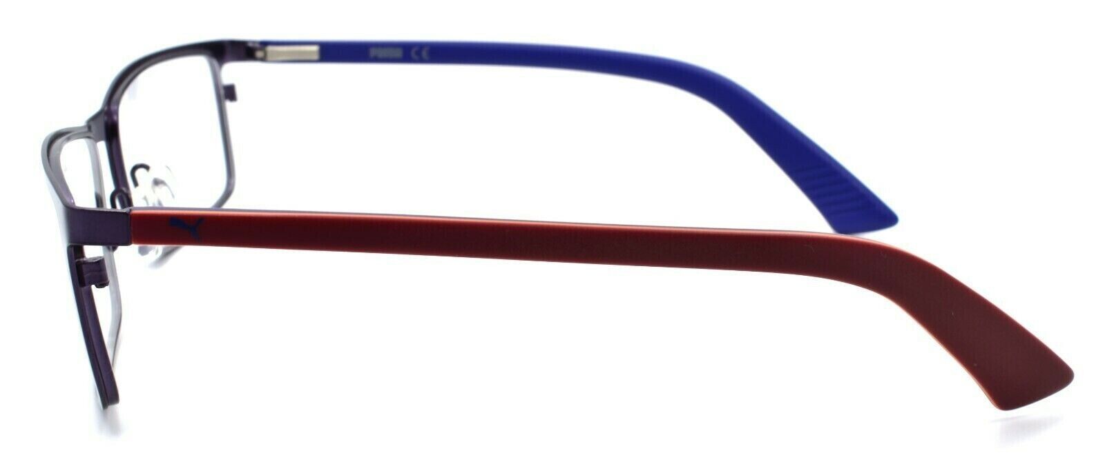 3-PUMA PU0027O 003 Men's Eyeglasses Frames 55-17-140 Blue / Red-889652002361-IKSpecs