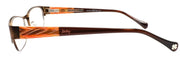 3-LUCKY BRAND 101 Women's Eyeglasses Frames 52-16-135 Chocolate Brown + CASE-751286237382-IKSpecs