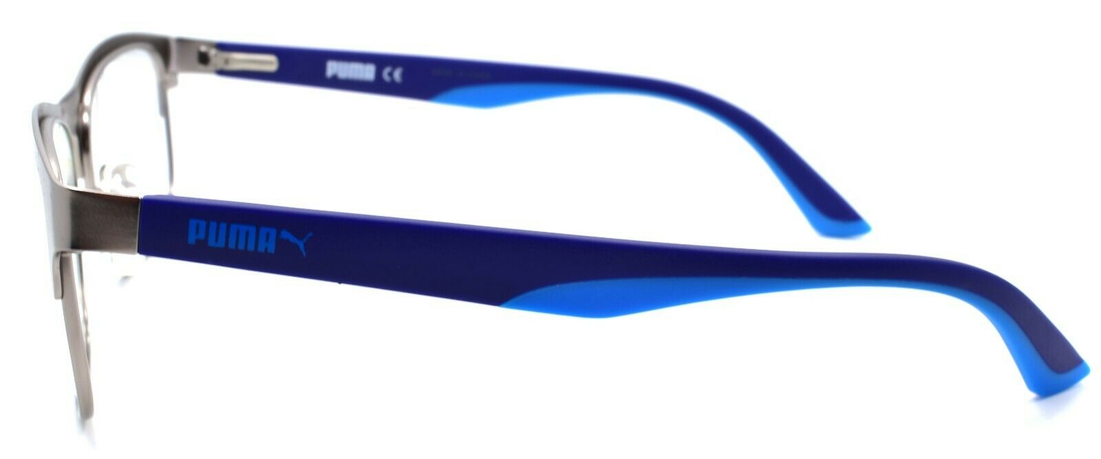 3-PUMA PU0110O 002 Men's Eyeglasses Frames 54-16-140 Ruthenium / Blue-889652063218-IKSpecs